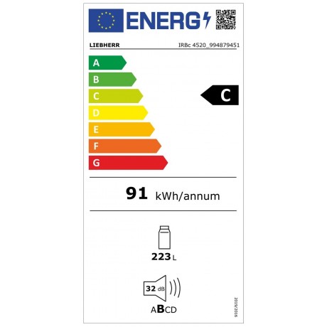 Liebherr IRBc 4520 Plus BioFresh Εντοιχιζόμενο Ψυγείο Συντήρησης